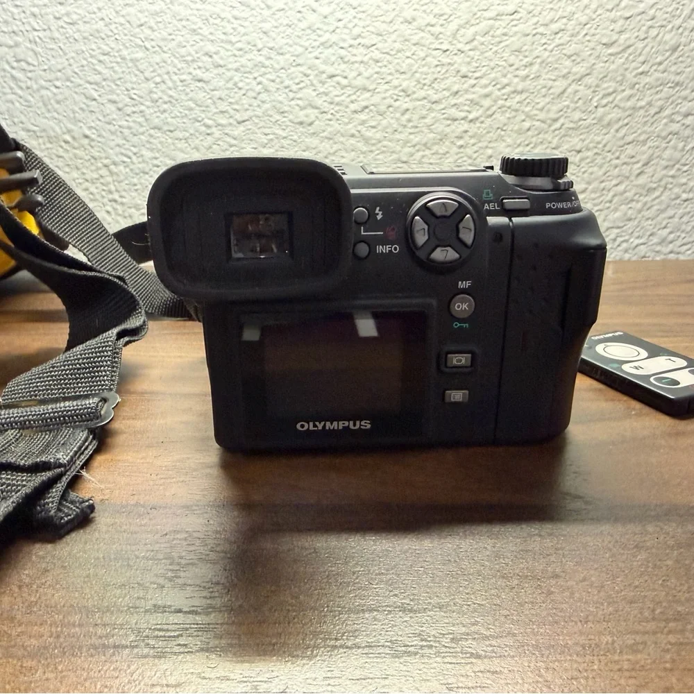 Olympus Black Digital Camera with Remote